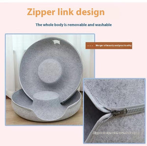 Discover the Comfort of Our Round Pet Bed Tunnel